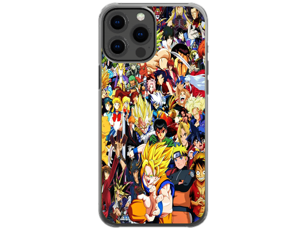 Husa Silicon HQCover compatibila cu Apple iPhone 13 Pro Max, model Anime v1, rezistenta la socuri si zgarieturi, SP1M00013