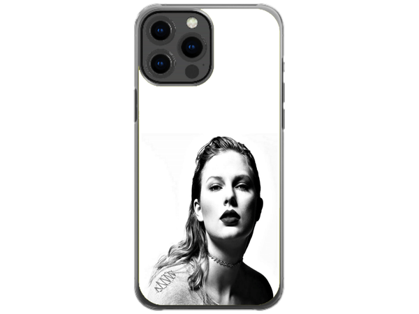 Husa Silicon HQCover compatibila cu Apple iPhone 13 Pro Max, model Taylor Swift v1, rezistenta la socuri si zgarieturi, SP1M00016