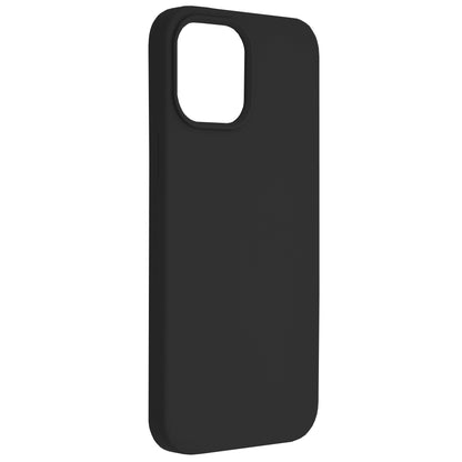 Husa de protectie Techsuit Soft Edge Silicone compatibila cu Apple iPhone 12 Pro Max, acoperire spate, negru