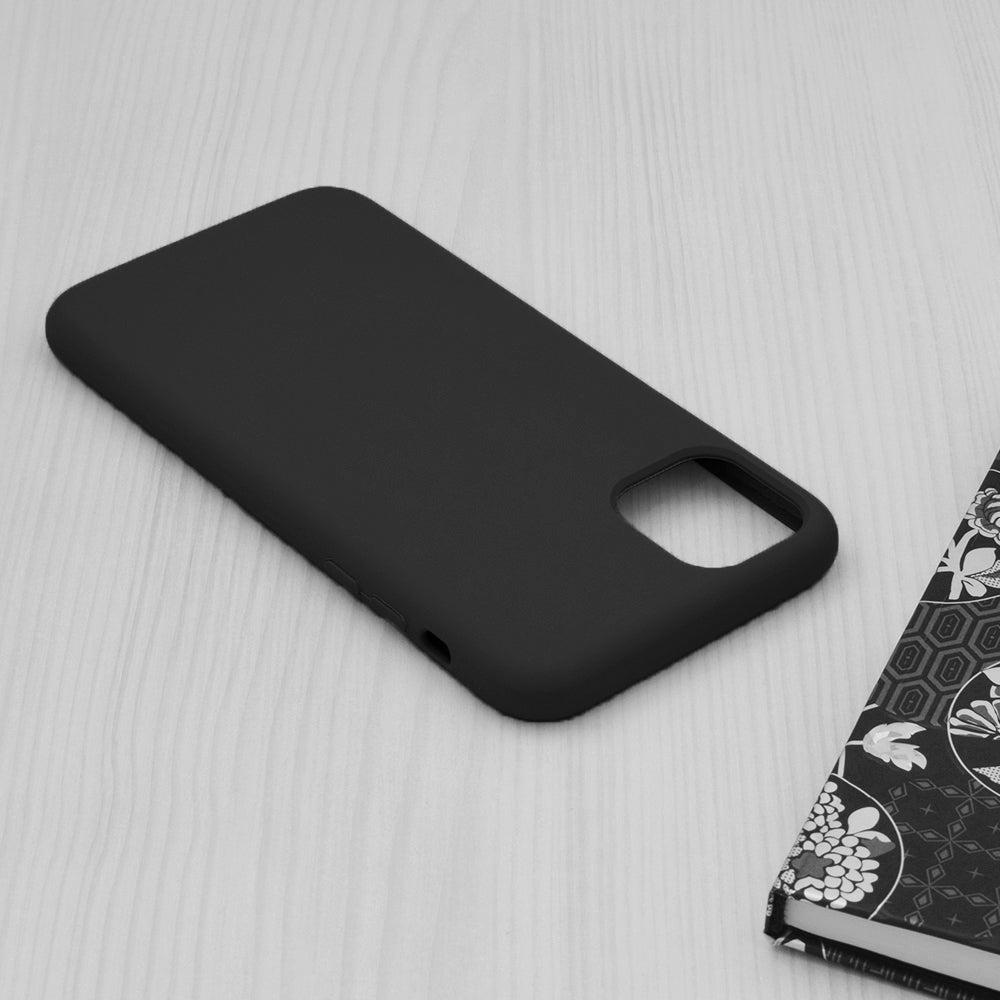 Husa de protectie Techsuit Soft Edge Silicone compatibila cu Apple iPhone 11 Pro Max, acoperire spate, negru