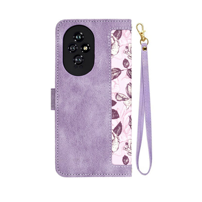 Husa de protectie Techsuit FlipCraft compatibila cu Honor 200, acoperire spate, mov