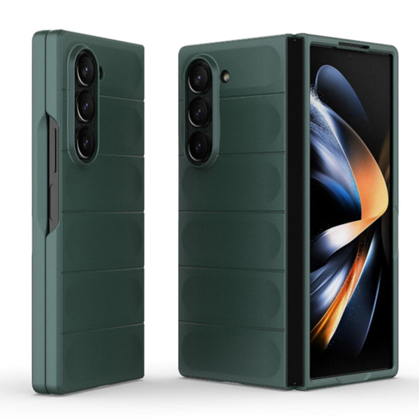 Husa de protectie Techsuit Magic Shield compatibila cu Samsung Galaxy Z Fold6, acoperire spate, verde