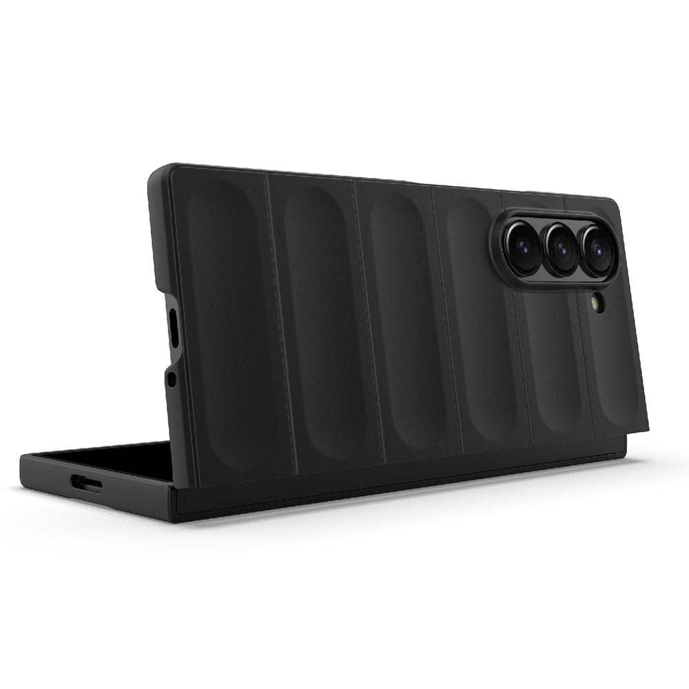 Husa de protectie Techsuit Magic Shield compatibila cu Samsung Galaxy Z Fold6, acoperire spate, negru