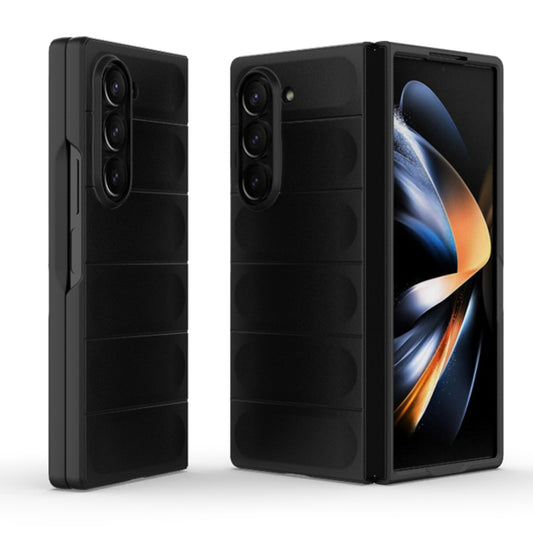 Husa de protectie Techsuit Magic Shield compatibila cu Samsung Galaxy Z Fold6, acoperire spate, negru