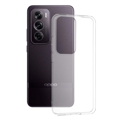 Husa de protectie Techsuit Clear Silicone compatibila cu Oppo Reno12 Pro, acoperire spate, transparent