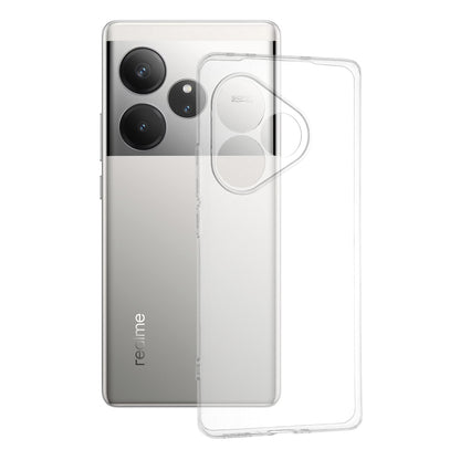 Husa de protectie Techsuit Clear Silicone compatibila cu Realme GT 6, acoperire spate, transparent
