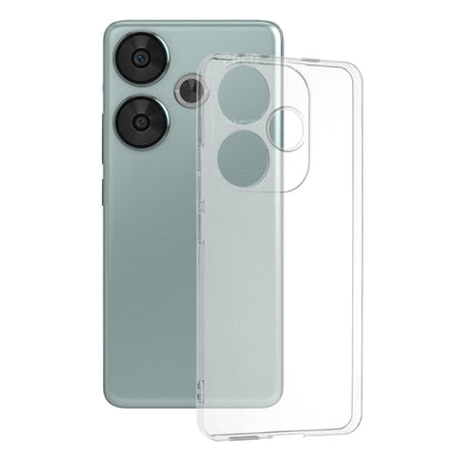 Husa de protectie Techsuit Clear Silicone compatibila cu Xiaomi 14 Ultra, acoperire spate, transparent