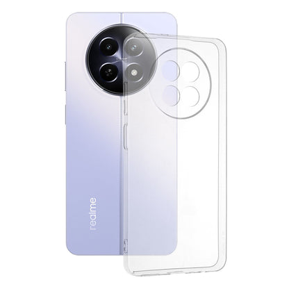 Husa de protectie Techsuit Clear Silicone compatibila cu Realme 12, acoperire spate, transparent