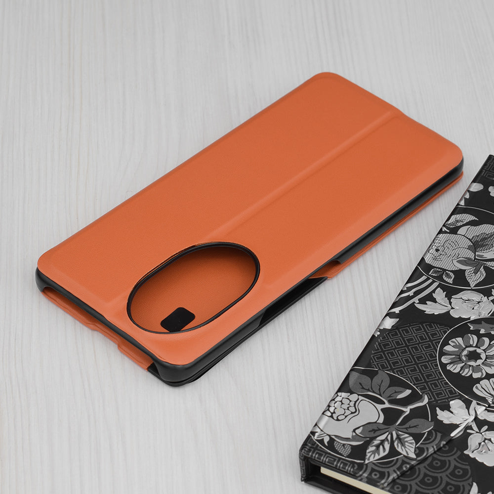 Husa de protectie Techsuit eFold Series compatibila cu Honor 200 Lite, acoperire spate, oranj