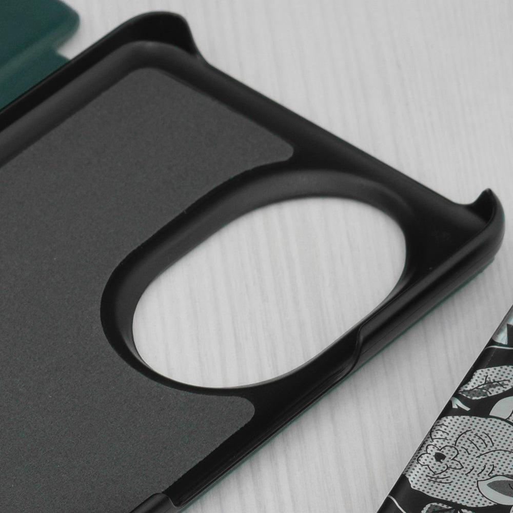 Husa de protectie Techsuit eFold Series compatibila cu Honor 200 Lite, acoperire spate, verde inchis