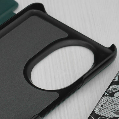 Husa de protectie Techsuit eFold Series compatibila cu Honor 200 Lite, acoperire spate, verde inchis