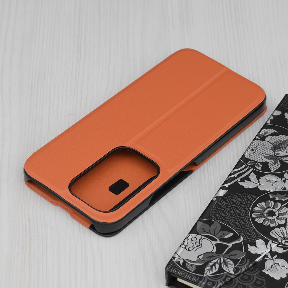 Husa de protectie Techsuit eFold Series compatibila cu Honor 200, acoperire spate, oranj