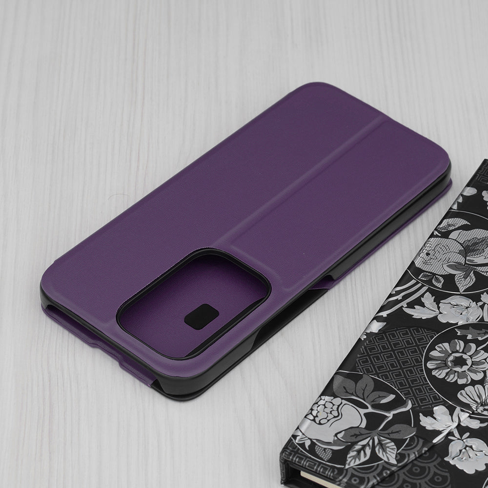 Husa de protectie Techsuit eFold Series compatibila cu Honor 200, acoperire spate, mov