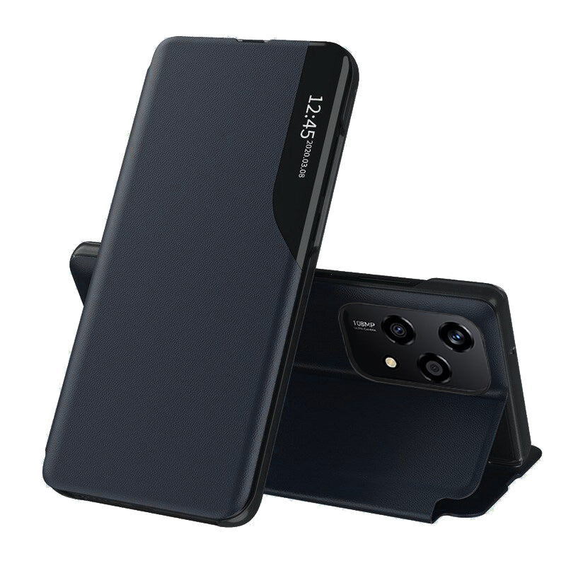 Husa de protectie Techsuit eFold Series compatibila cu Honor 200, acoperire spate, albastru