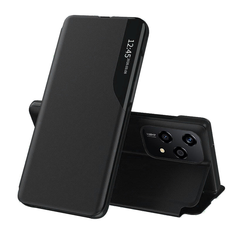 Husa de protectie Techsuit eFold Series compatibila cu Honor 200, acoperire spate, negru
