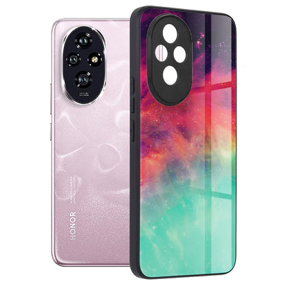 Husa de protectie Techsuit Glaze Series compatibila cu Honor 200, acoperire spate, Fiery Ocean