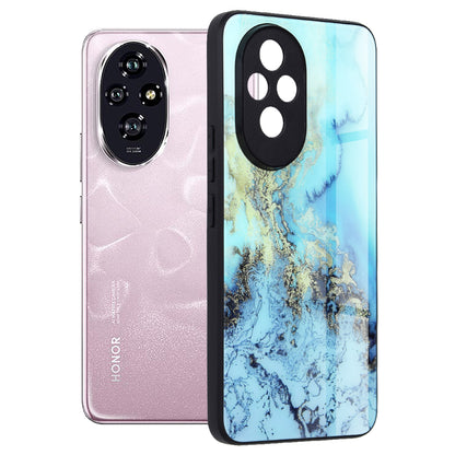 Husa de protectie Techsuit Glaze Series compatibila cu Honor 200, acoperire spate, Blue Ocean