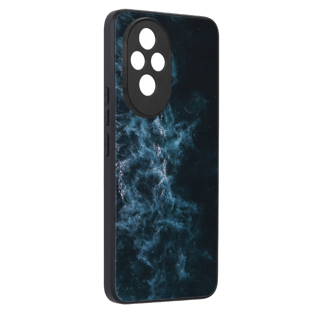 Husa de protectie Techsuit Glaze Series compatibila cu Honor 200, acoperire spate, Blue Nebula