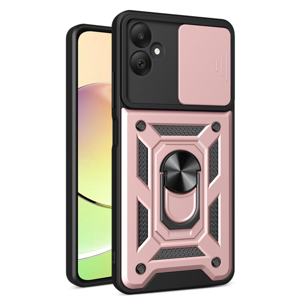 Husa de protectie Techsuit CamShield Series compatibila cu Samsung Galaxy A05, acoperire spate, rose gold