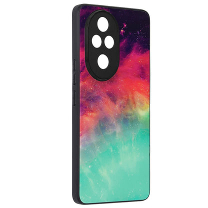Husa de protectie Techsuit Glaze Series compatibila cu Honor 200 Pro, acoperire spate, Fiery Ocean
