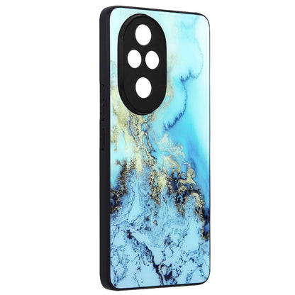 Husa de protectie Techsuit Glaze Series compatibila cu Honor 200 Pro, acoperire spate, Blue Ocean