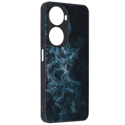 Husa de protectie Techsuit Glaze Series compatibila cu Huawei nova 12s, acoperire spate, Blue Nebula