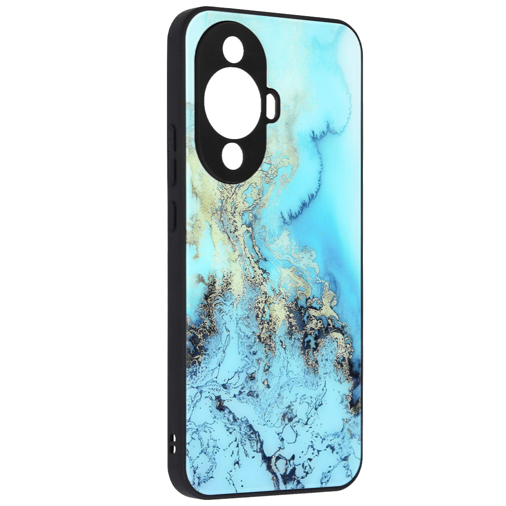 Husa de protectie Techsuit Glaze Series compatibila cu Huawei nova 11 SE, acoperire spate, Blue Ocean