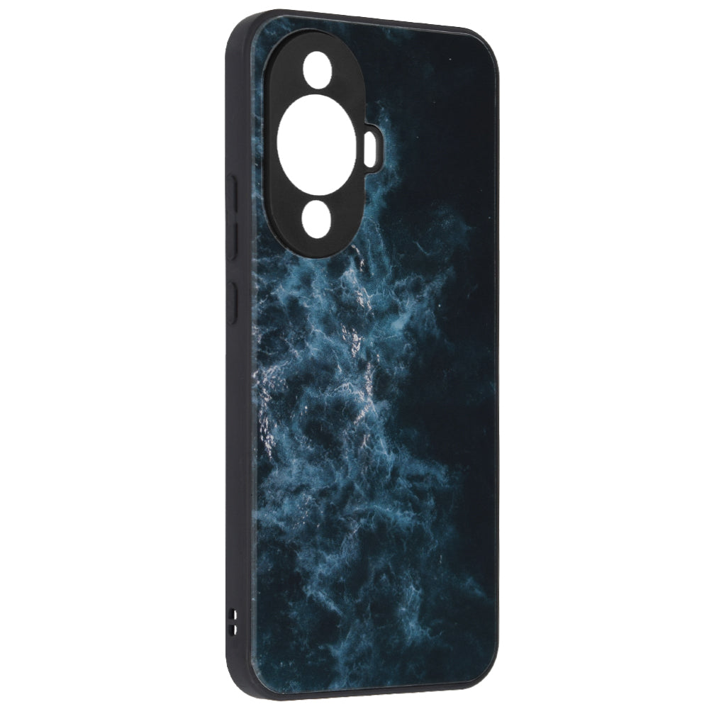 Husa de protectie Techsuit Glaze Series compatibila cu Huawei nova 11, acoperire spate, Blue Nebula