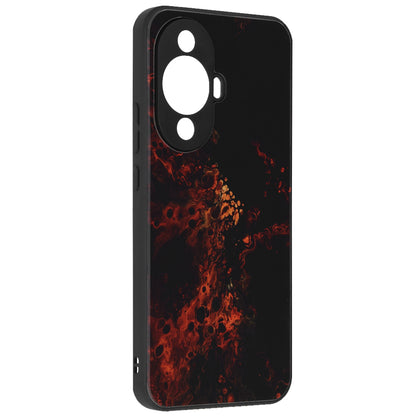 Husa de protectie Techsuit Glaze Series compatibila cu Huawei nova 11, acoperire spate, Red Nebula