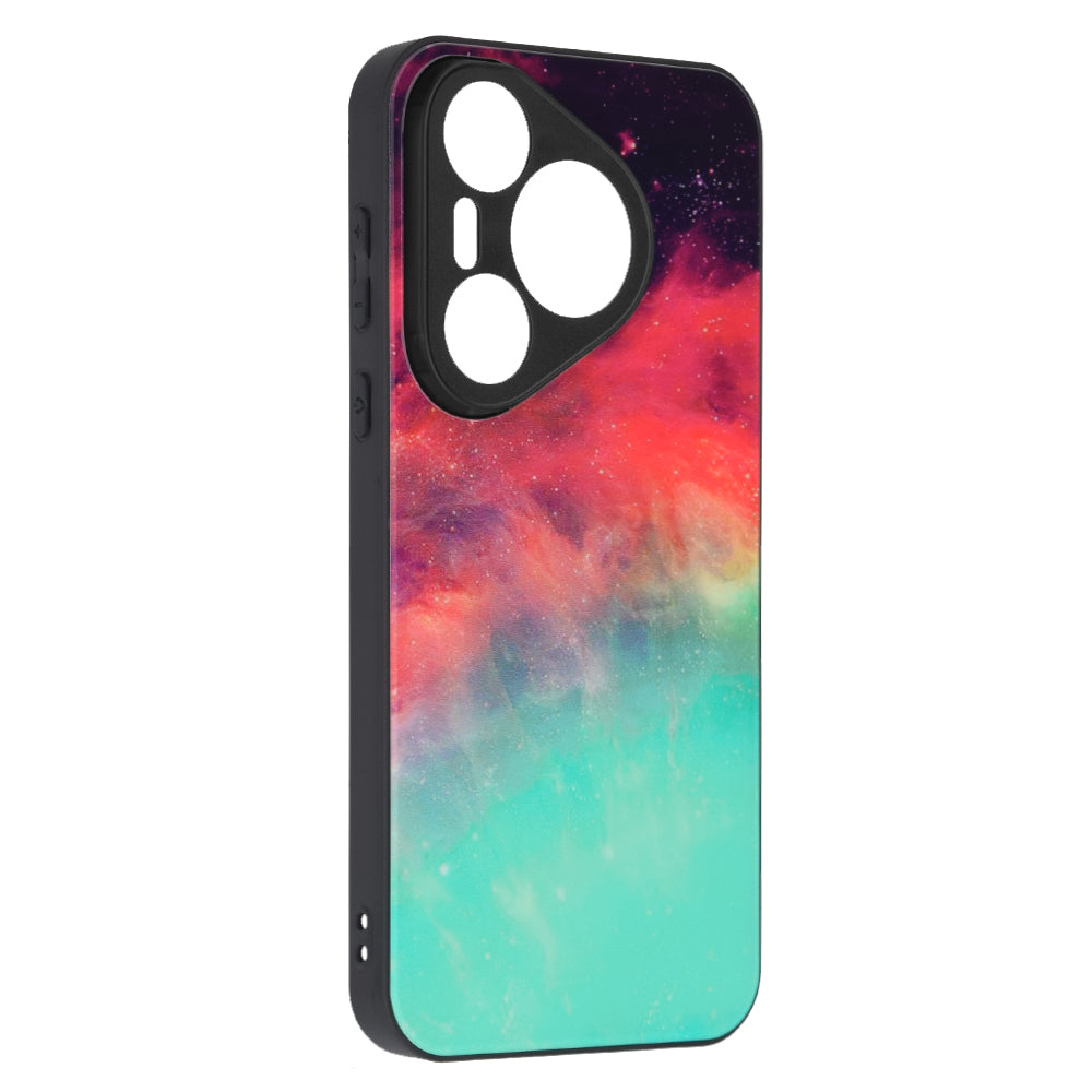 Husa de protectie Techsuit Glaze Series compatibila cu Huawei Pura 70, acoperire spate, Fiery Ocean