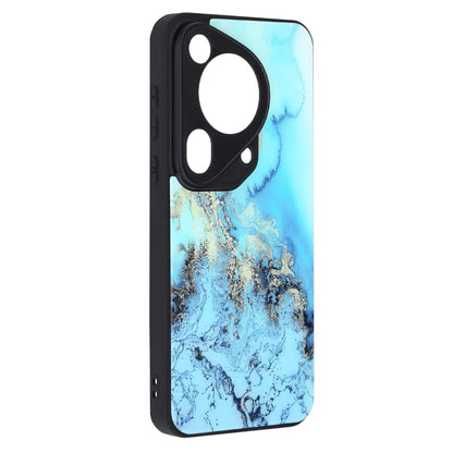 Husa de protectie Techsuit Glaze Series compatibila cu Huawei Pura 70 Ultra, acoperire spate, Blue Ocean