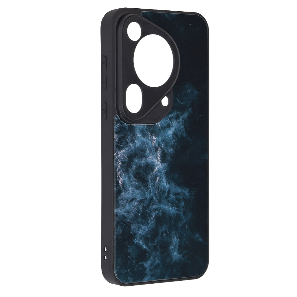 Husa de protectie Techsuit Glaze Series compatibila cu Huawei Pura 70 Ultra, acoperire spate, Blue Nebula
