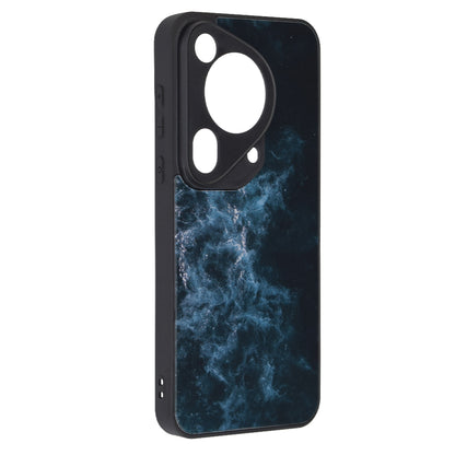 Husa de protectie Techsuit Glaze Series compatibila cu Huawei Pura 70 Ultra, acoperire spate, Blue Nebula