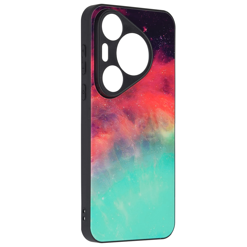 Husa de protectie Techsuit Glaze Series compatibila cu Huawei Pura 70 Pro, acoperire spate, Fiery Ocean