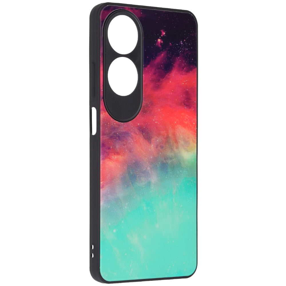 Husa de protectie Techsuit Glaze Series compatibila cu Oppo A60, acoperire spate, Blue Ocean