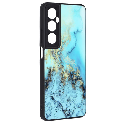 Husa de protectie Techsuit Glaze Series compatibila cu Realme C65, acoperire spate, Blue Ocean