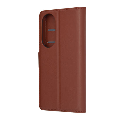 Husa de protectie Techsuit Leather Folio compatibila cu Honor 90, acoperire spate, maro