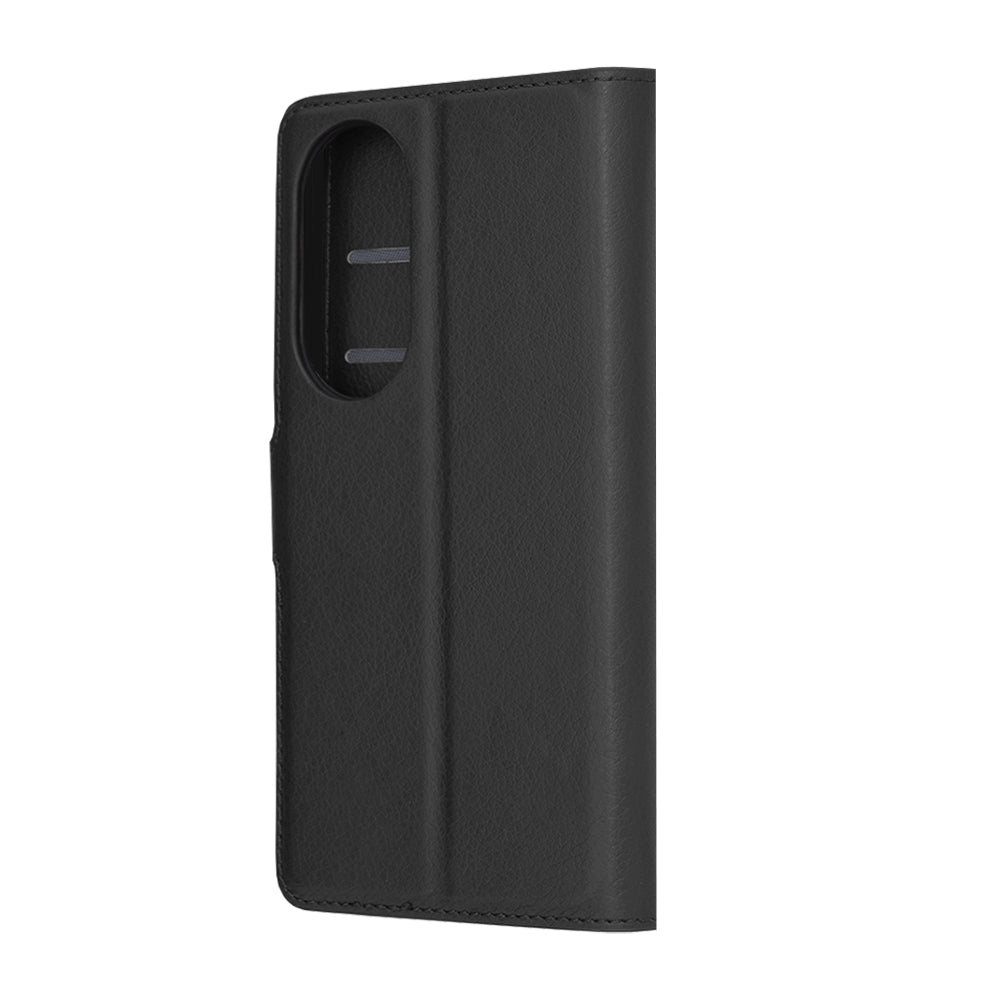 Husa de protectie Techsuit Leather Folio compatibila cu Honor 90, acoperire spate, negru