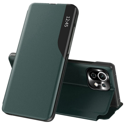 Husa de protectie Techsuit eFold Series compatibila cu Xiaomi Mi 11, acoperire spate, verde inchis
