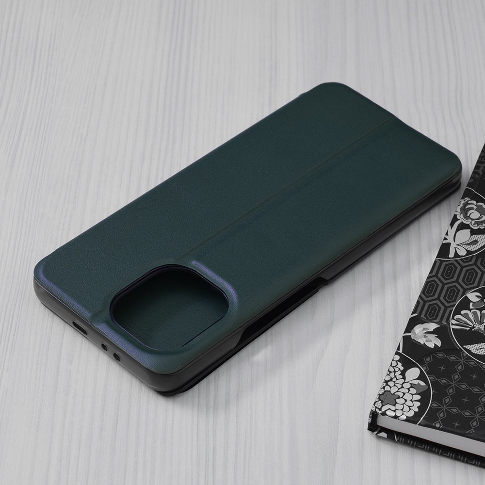 Husa de protectie Techsuit eFold Series compatibila cu Xiaomi Mi 11, acoperire spate, verde inchis