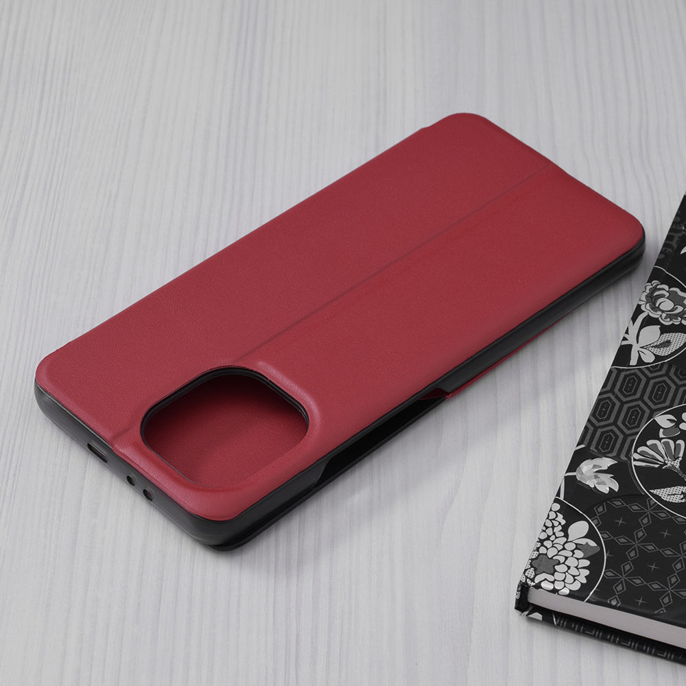 Husa de protectie Techsuit eFold Series compatibila cu Xiaomi Mi 11, acoperire spate, rosu