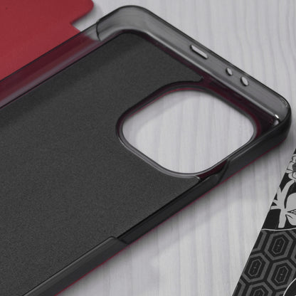 Husa de protectie Techsuit eFold Series compatibila cu Xiaomi Mi 11, acoperire spate, rosu