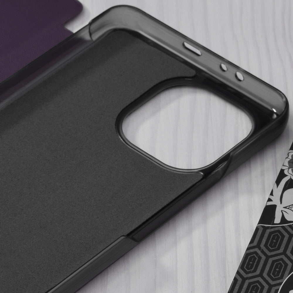 Husa de protectie Techsuit eFold Series compatibila cu Xiaomi Mi 11, acoperire spate, mov