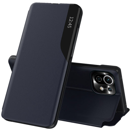 Husa de protectie Techsuit eFold Series compatibila cu Xiaomi Mi 11, acoperire spate, albastru