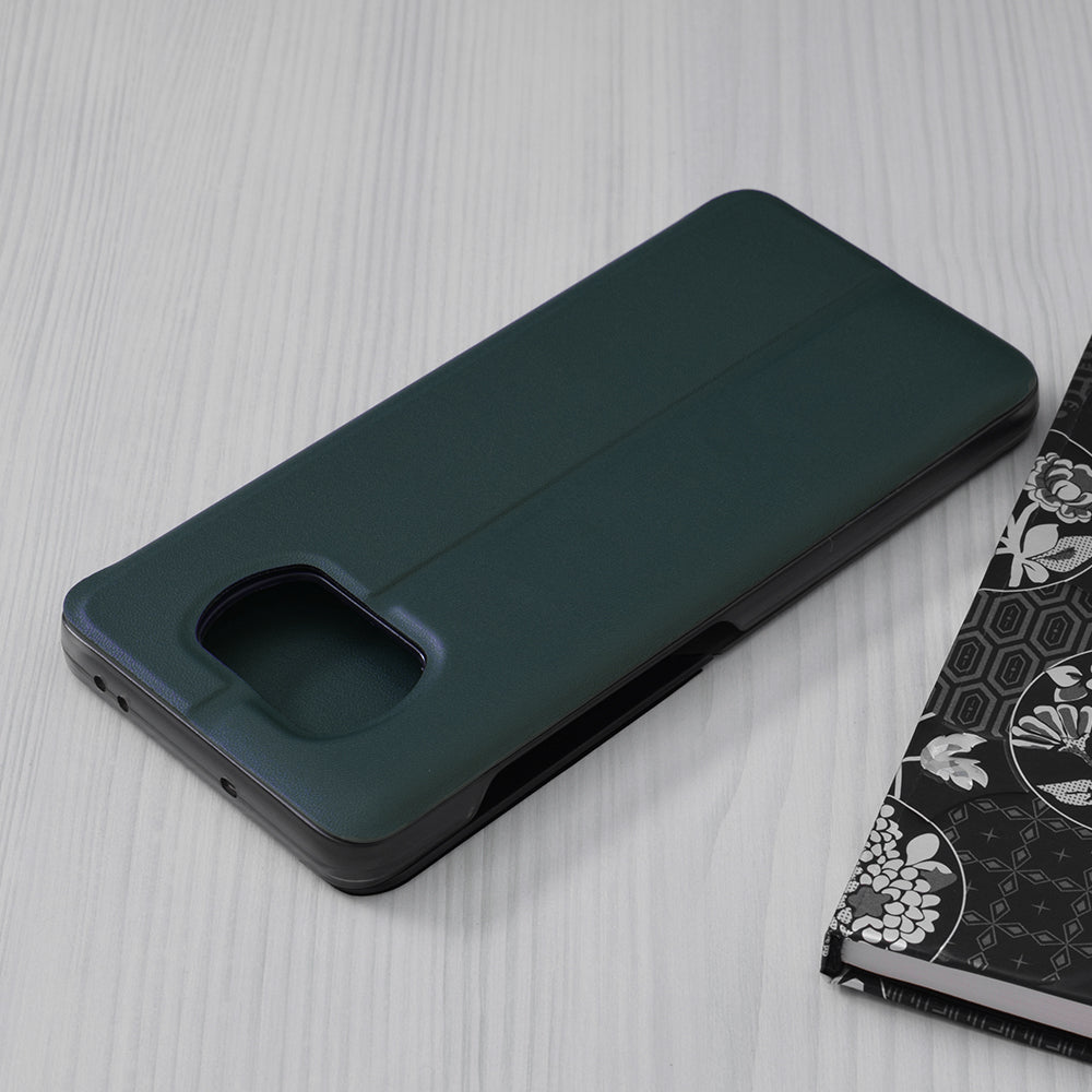 Husa de protectie Techsuit eFold Series compatibila cu Xiaomi Poco X3, acoperire spate, verde inchis