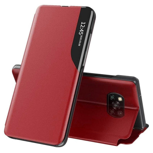 Husa de protectie Techsuit eFold Series compatibila cu Xiaomi Poco X3, acoperire spate, rosu