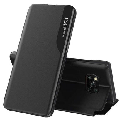 Husa de protectie Techsuit eFold Series compatibila cu Xiaomi Poco X3 NFC, acoperire spate, negru