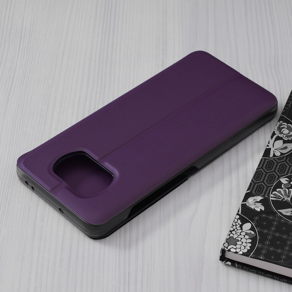 Husa de protectie Techsuit eFold Series compatibila cu Xiaomi Poco X3, acoperire spate, mov