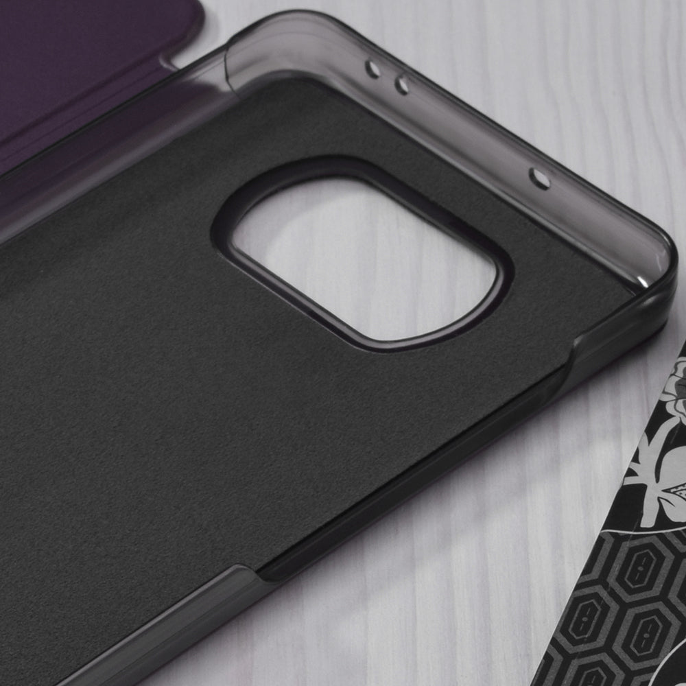 Husa de protectie Techsuit eFold Series compatibila cu Xiaomi Poco X3, acoperire spate, mov