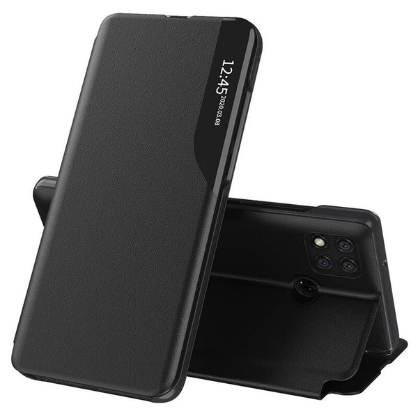 Husa de protectie Techsuit eFold Series compatibila cu Xiaomi Redmi 9C, acoperire spate, negru